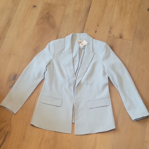 LOFT Jackets & Blazers - NWT Loft Baby Blue Blazer Size 6 New